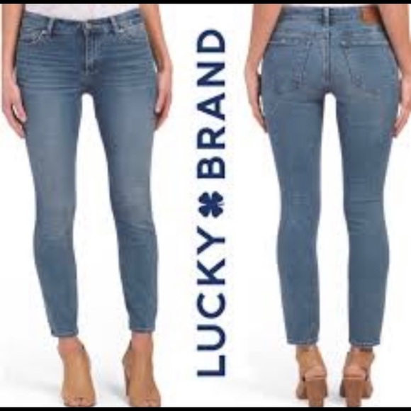 NWT Lucky Mid Rise Crop Jean - Picture 1 of 6